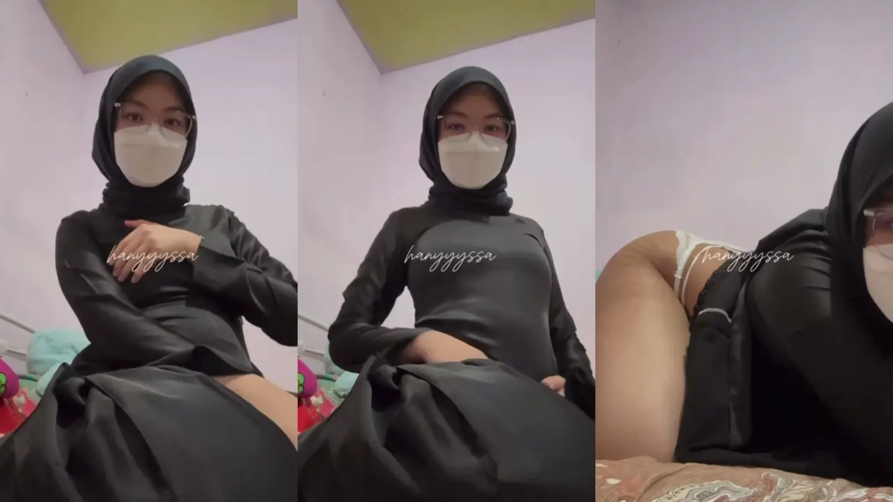 abg Hijab Hitam colmek 2 jari